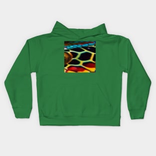 Scaly Hexagon Pattern Kids Hoodie